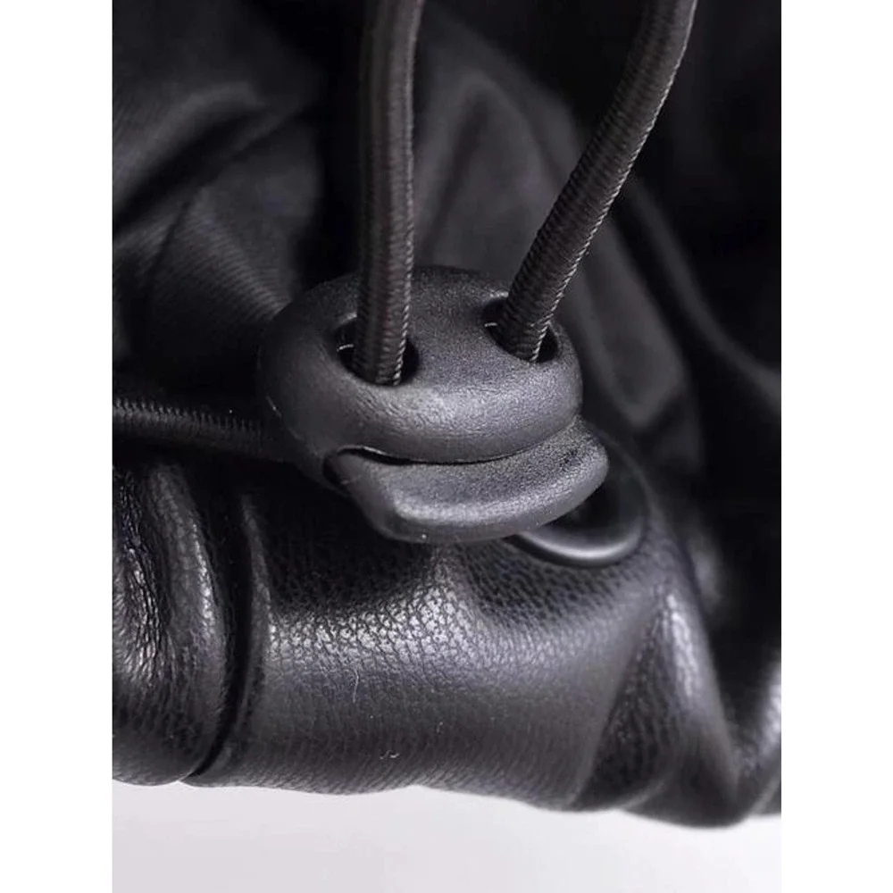 Vegan Leather Puffer Vest - Picture 6 of 11